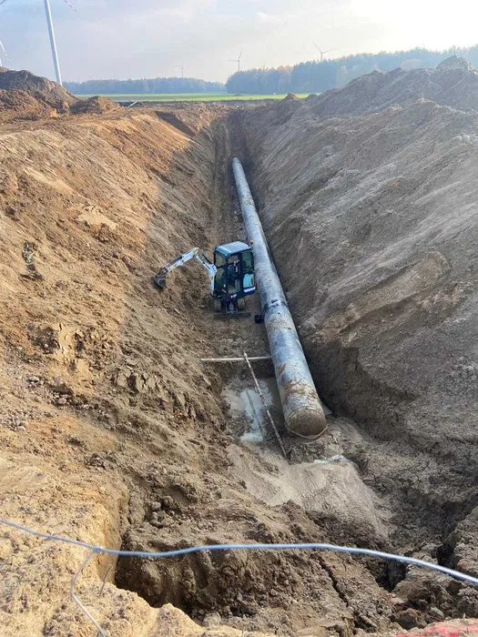 Rura przygotowana do przeciągu